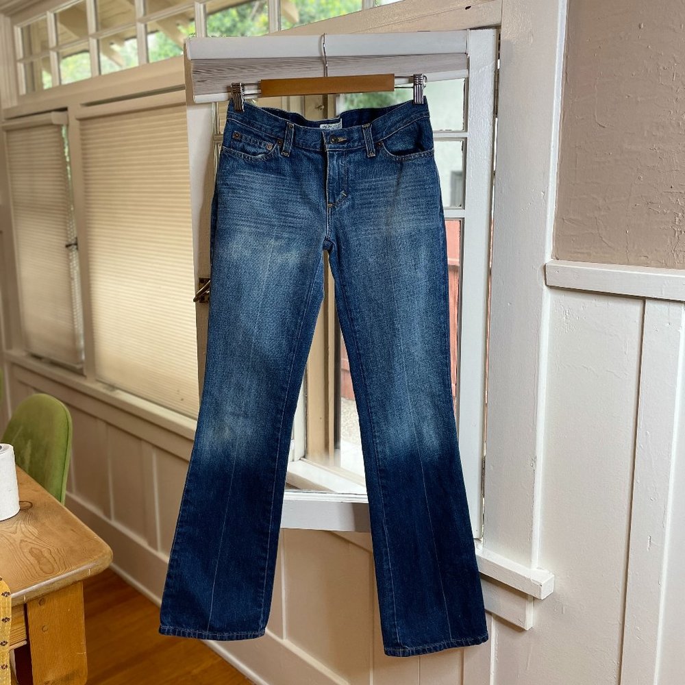 American Eagle Hipster Fit Flare Bellbottom Jeans Size 2 Regular